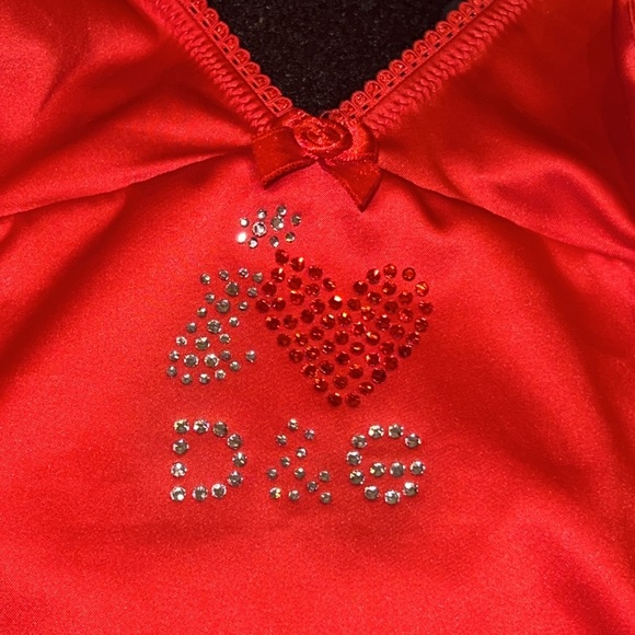 DOLCE & GABBANA RED HEART RHINESTONE TANK - Picture 7 of 16
